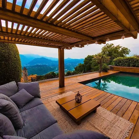 Family With Garden And Amaizing View To לינה וארוחת בוקר לוגאנו